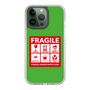 スリムプロテクションケース［ FRAGILE Sticker - Green ］