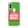 スリムプロテクションケース［ FRAGILE Sticker - Green ］