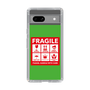 スリムプロテクションケース［ FRAGILE Sticker - Green ］