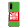 スリムプロテクションケース［ FRAGILE Sticker - Green ］