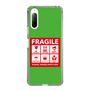 スリムプロテクションケース［ FRAGILE Sticker - Green ］