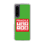 スリムプロテクションケース［ FRAGILE Sticker - Green ］