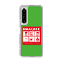 スリムプロテクションケース［ FRAGILE Sticker - Green ］