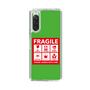スリムプロテクションケース［ FRAGILE Sticker - Green ］