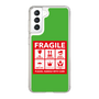 スリムプロテクションケース［ FRAGILE Sticker - Green ］