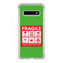 スリムプロテクションケース［ FRAGILE Sticker - Green ］