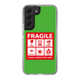 スリムプロテクションケース［ FRAGILE Sticker - Green ］