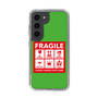 スリムプロテクションケース［ FRAGILE Sticker - Green ］
