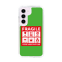 スリムプロテクションケース［ FRAGILE Sticker - Green ］