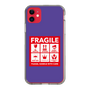 スリムプロテクションケース［ FRAGILE Sticker - Purple ］