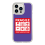 スリムプロテクションケース［ FRAGILE Sticker - Purple ］