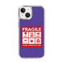 スリムプロテクションケース［ FRAGILE Sticker - Purple ］