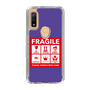 スリムプロテクションケース［ FRAGILE Sticker - Purple ］