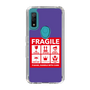 スリムプロテクションケース［ FRAGILE Sticker - Purple ］