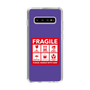 スリムプロテクションケース［ FRAGILE Sticker - Purple ］