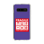 スリムプロテクションケース［ FRAGILE Sticker - Purple ］