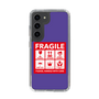 スリムプロテクションケース［ FRAGILE Sticker - Purple ］