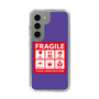 スリムプロテクションケース［ FRAGILE Sticker - Purple ］