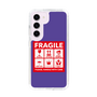 スリムプロテクションケース［ FRAGILE Sticker - Purple ］