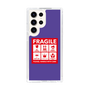 スリムプロテクションケース［ FRAGILE Sticker - Purple ］