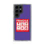 スリムプロテクションケース［ FRAGILE Sticker - Purple ］