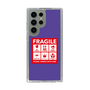 スリムプロテクションケース［ FRAGILE Sticker - Purple ］