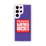 スリムプロテクションケース［ FRAGILE Sticker - Purple ］