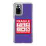 スリムプロテクションケース［ FRAGILE Sticker - Purple ］