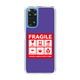 スリムプロテクションケース［ FRAGILE Sticker - Purple ］