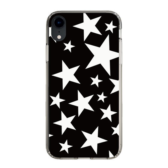 スリムプロテクションケース［ Stars - Black ］