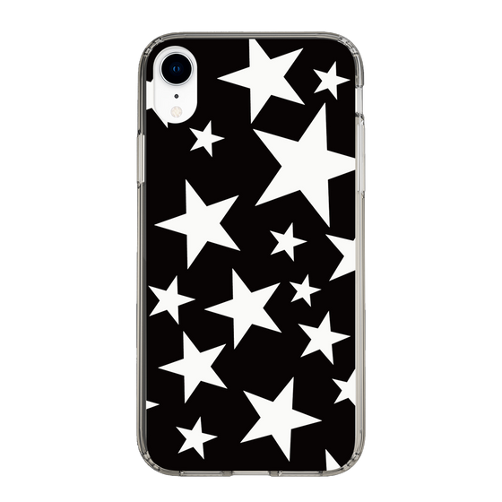 スリムプロテクションケース［ Stars - Black ］