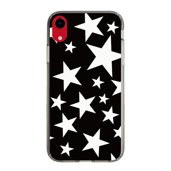 スリムプロテクションケース［ Stars - Black ］