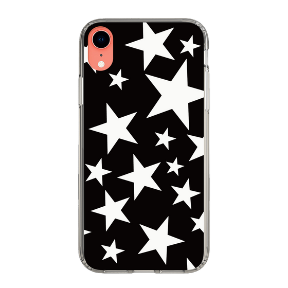 スリムプロテクションケース［ Stars - Black ］