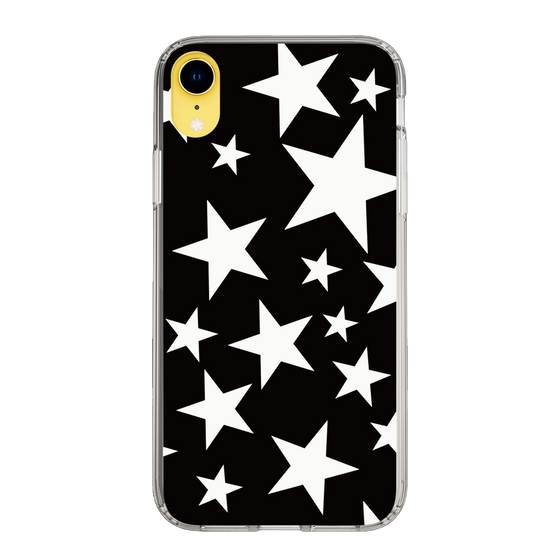 スリムプロテクションケース［ Stars - Black ］