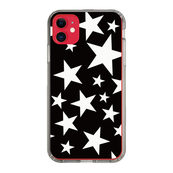 スリムプロテクションケース［ Stars - Black ］