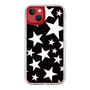 スリムプロテクションケース［ Stars - Black ］