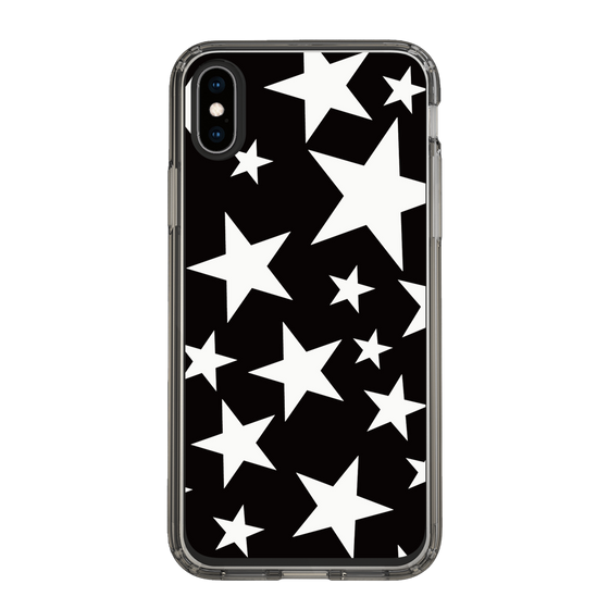 スリムプロテクションケース［ Stars - Black ］