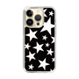 スリムプロテクションケース［ Stars - Black ］