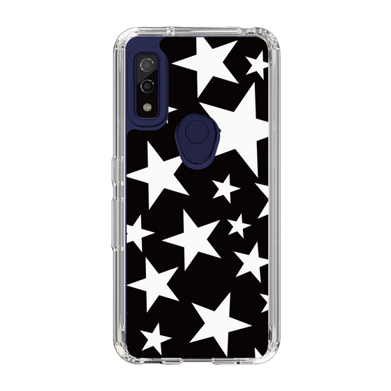 スリムプロテクションケース［ Stars - Black ］