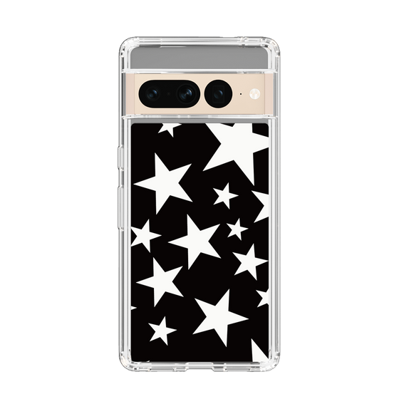 スリムプロテクションケース［ Stars - Black ］