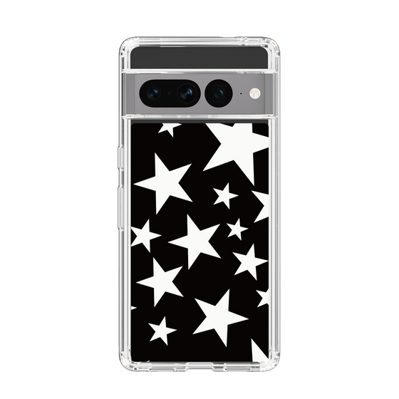 スリムプロテクションケース［ Stars - Black ］