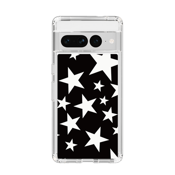 スリムプロテクションケース［ Stars - Black ］
