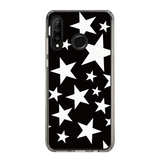 スリムプロテクションケース［ Stars - Black ］