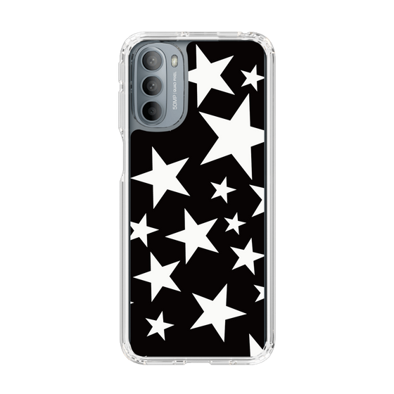 スリムプロテクションケース［ Stars - Black ］