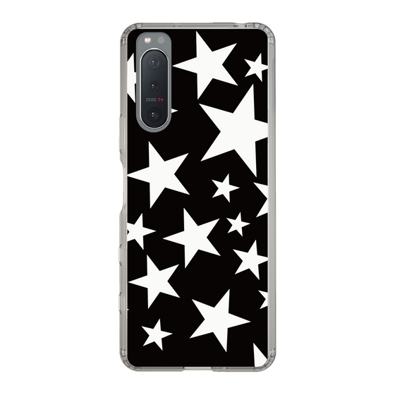 スリムプロテクションケース［ Stars - Black ］