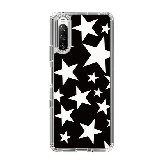 スリムプロテクションケース［ Stars - Black ］