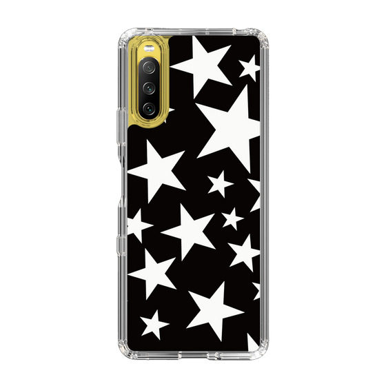 スリムプロテクションケース［ Stars - Black ］