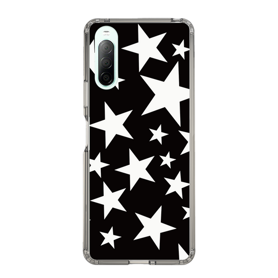 スリムプロテクションケース［ Stars - Black ］