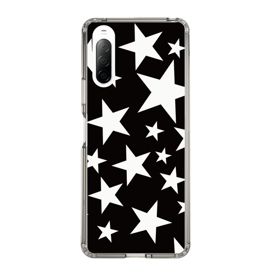 スリムプロテクションケース［ Stars - Black ］