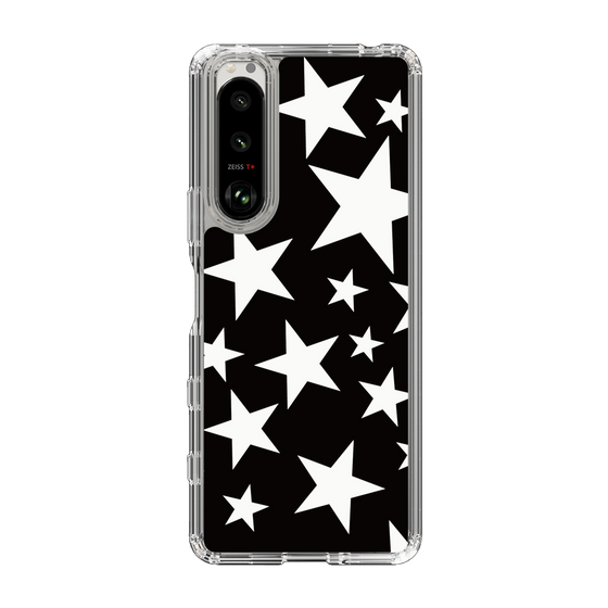 スリムプロテクションケース［ Stars - Black ］